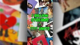 1 BILLION STREAMS = HOW MANY ALBUM SALES?! #music #kanyewest #drake #rap #pop #shorts