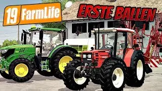 LS19 FarmLife #6: Im JOHN DEERE 6R BALLEN pressen 🚜|LS19 - FS19 - LANDWIRTSCHAFTS SIMULATOR 19
