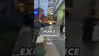 PLAB-2 EXPERIENCE AND TIPS! Follow @Doctorplaylists on instagram!