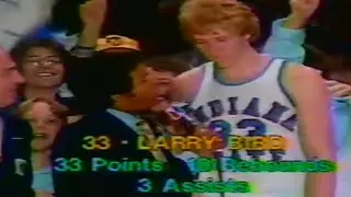 Larry Bird College Best Plays Compilation