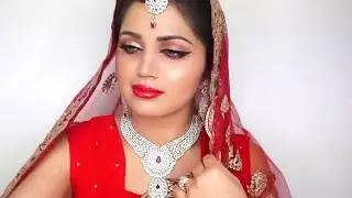 Bollywood Bridal Makeup using Huda Beauty Faux Filter Foundation