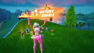 *NEW* PRISMATIC CRYSTAL SKIN IN FORTNITE PS5 + A VICTORY ROYALE WIN! (SOLO)