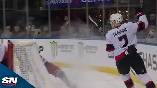 Senators' Tkachuk Snipes His 200th Career Goal vs. Rangers