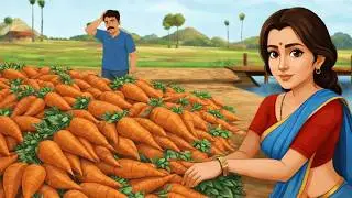 गाजर के हलवे ने बदल दी किस्मत | Emotional Village Story | Gareeb Farmer Success Story | Hindi Story