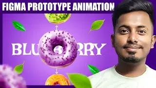 Figma 3D Donut Swipe Prototyping Animation | UI UX Design Tutorial in Tamil
