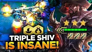 SPLASH THE ENTIRE TEAM! TRIPLE STATIKK SHIV GUNSLINGERS | Teamfight Tactics