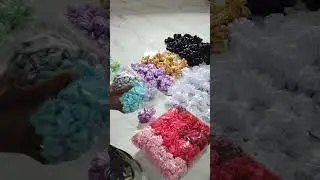 Part - 2 Let's Pack 275 Mini Scrunchies for Wholesale order #trending #ecommercebusiness #fashion🎀