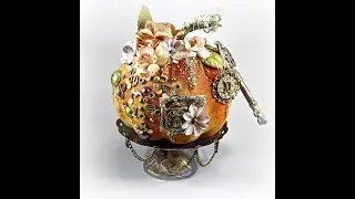Fall Decor -Altered Pumpkin with Miranda Edney
