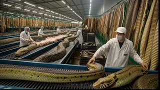 Snake Leather Handbag Manufacturing | From Python Skin to $5,000 Luxury Bag