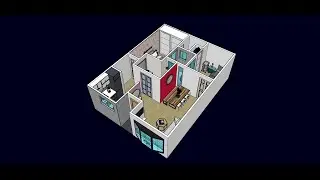 CASA 6X8 METROS. 2 HABITACIONES. PATIO INTERIOR. 2 BA&Ntilde;OS.