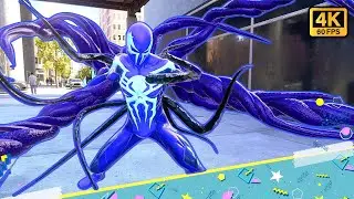Spider-Man 2099 purple suit transformation with suit-matching tendrils 😮