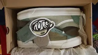 Unboxing and Review of the Notre x Vans OG Style 36 LX Sneakers in Matcha Green - Premium Materials!