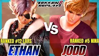 Tekken 8 | EthanXVI (Lars) vs Jodd (Nina) | High Level Ranked Match Replay