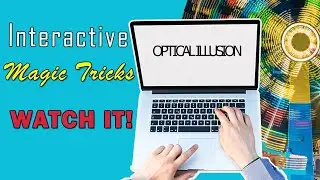 INTERACTIVE MAGIC TRICK-OPTICAL CARD ILLUSION