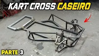 Montamos a Duplo A do Kart Cross Caseiro - Est&aacute; ganhando forma! 