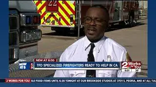Tulsa Fire Department waits in wings to help with California fires