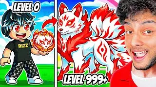 I Finally MAXED NEW Crimson Empyrean KITSUNE Mutation And Became the STRONGEST in Blox Fruit! 😈🔥