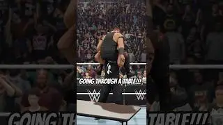 TABLES MATCH WWE 2K25 SANDMAN VS JACOB FATU #WWE2K25 #TABLESMATCH #XBOX #ps5