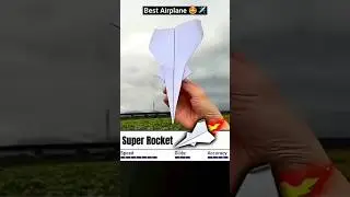 How to make best paperjet 🤗✈️ ,Paper plane tutorial , Farflying paper airplane #shorts​ #craft