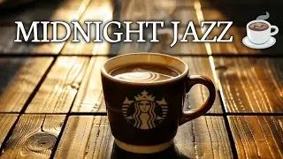 Cozy Midnight Cafe Jazz 🌙 Smooth Background Music for Relaxing