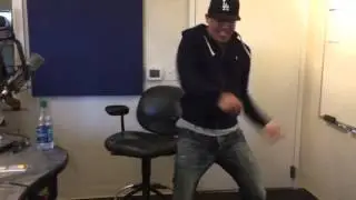 Jo Koy dance off with Bojo at 98.5 kluc studios in Las Vegas