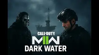 🚢 Storming the Oil Rig | COD MWII Dark Water Mission (4K Ultra Realistic)