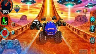 Mega Ramp Challenge | Super Racing Stunt Flying & Crash 🚀 - Monster Truck 