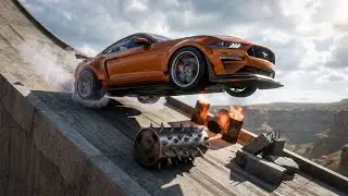 Extreme Car Crash Mega Ramp Stunts 💥 | 3D Gameplay