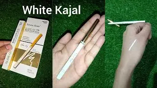 Flipkart white Kajal review (seven seas white Kajal) affordable under 100 #style #beauty #makeup
