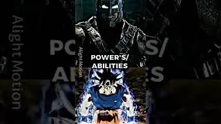 BATMAN PREP VS GOKU MUI #anime #dbz #dc