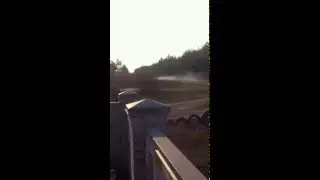 Погоня полиции за мотоциклом ИЖ Юпитер 5