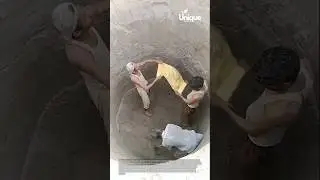 Digging a well: a traditional method building a well