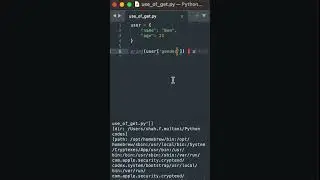 get() method in python dictionary #python #coding #programming #dictionary #function #interview