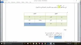 الفعل الماضي - حالة الفعل اللازم