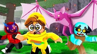 We Found THE BAT MONSTER in 99 Nights in The Forest...