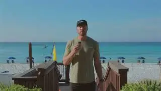 How to rent beach chairs and umbrellas at the Coral Reef Club in Destin, Florida.
