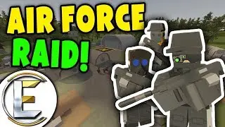 Unturned - AIR FORCE RAID! | We are special forces raiding to collect alien crystals ( Roleplay )
