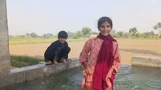 TUBE WELL PAR NAHAYE | CHIRIYA KA GHONSLA UTAAR LIYA | #villagelife #vlog