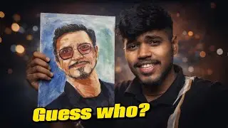 Maine Tony Stark Ka Photo Painting Bana Diya 😱 | Hand-Made Watercolor Art