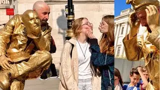 When I took of Levitating Gold Man Mask&hellip; London Couldn&rsquo;t Believe What They Saw.🤯