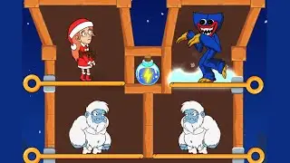 Super Girl Home Pin Rescue New Gameplay Walkthrough | Mobile Game