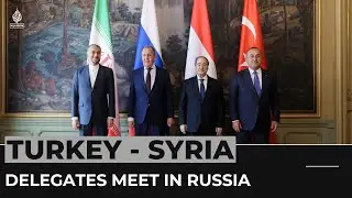 Russia, Syria, Turkey and Iran hold high-level talks in Moscow