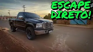 FORD F250 CUMMINS 4 CILINDROS COM PNEUS BF 315 E ESCAPE DIRETO! 🚜💨🔥