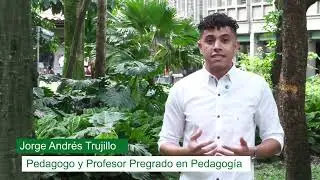 Pedagogo y Profesor del Pregrado en Pedagog&iacute;a, Jorge Andr&eacute;s Trujillo.