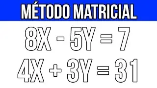 ¡Te enseño el método matricial súper fácil!