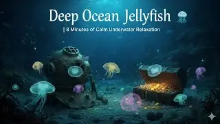 Deep Ocean Jellyfish Ambience 🌊 | 2 Hours of Relaxing Meditation & Sleep Music