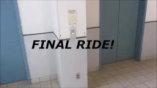 LAST RIDE EVER?  Dover Impulse hydraulic elevators at Crossroads mall parking garage, Omaha NE
