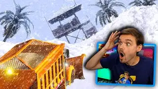 In GTA 5... Digging out Cayo Perico from a MASSIVE snowstorm! (Mods) #GTA5Mods