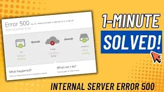Код внутренней ошибки сервера 500. РЕШЕНИЕ за 1 минуту!