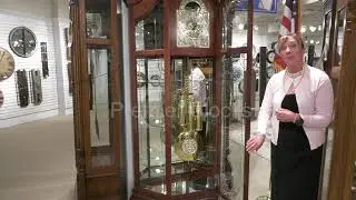 Howard Miller Majestic II Curio Grandfather Clock 610939 designed by Chris Bergelin - Premier Clocks